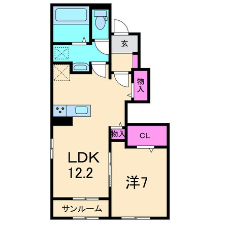 MKハイツDの物件間取画像